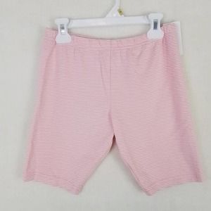 Carter's Kid Cotton‎ Shorts Girl's Size 14 In Pink White Stripes